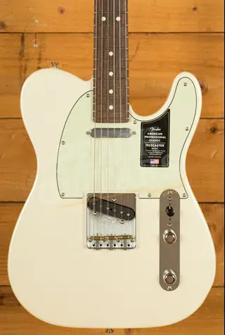 Fender Limited Edition American Professional Classic Telecaster - Rosewood - Olympic Pearl