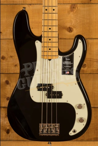 Fender American Professional II Precision Bass - Maple - Black