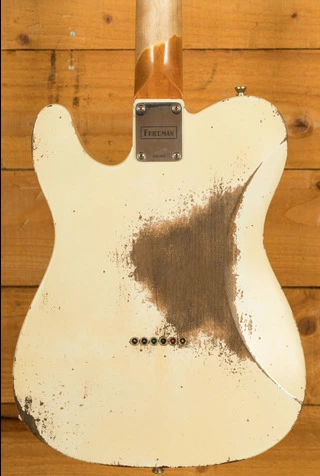 Friedman Guitars Vintage T | Vintage White Checkerboard w/Matching Headstock