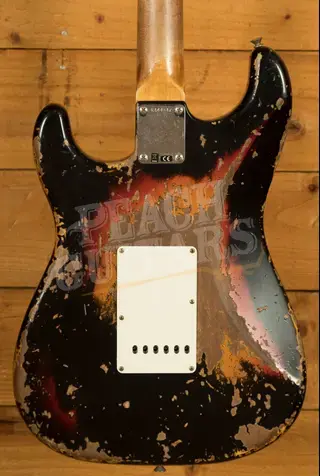 Fender Custom Shop 59 Strat - Super Heavy Relic Black/3-Tone Sunburst