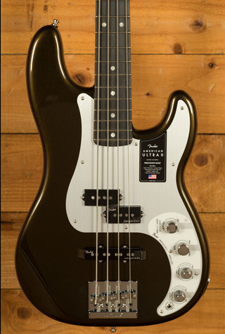 Fender American Ultra II Precision Bass Ebony Texas Tea