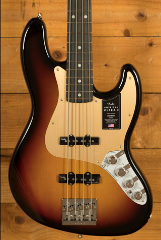 Fender American Ultra II Jazz Bass Ebony Ultraburst