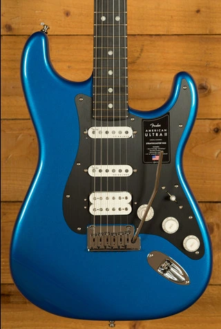Fender American Ultra II Stratocaster HSS - Ebony - Noble Blue