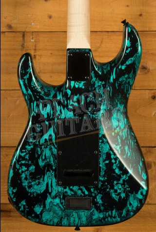 James Tyler Guitars | Studio Elite HD - See thru Turquoise tint over Black Shmear