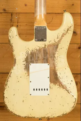 Fender Custom Shop 59 Strat - Super Heavy Relic Aged Vintage White