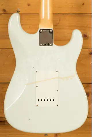 Fender Custom Shop 60 Strat Left-Handed - Journeyman Relic Olympic White