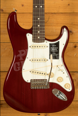 Fender Player II Stratocaster Chambered | Transparent Cherry Burst