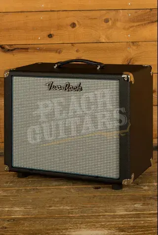 Two-Rock Small Open Back 1x12 Cab - Black Bronco - Silver Blue Smoke