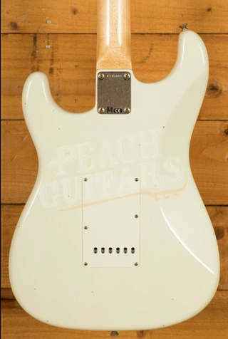 Fender Custom Shop '61 Strat Journeyman Relic Aged Olympic White