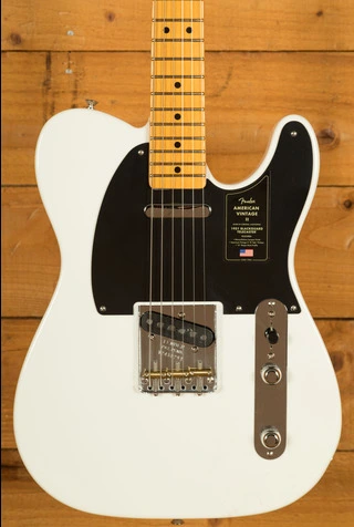 Fender American Vintage II 1951 Telecaster Maple Prototype White