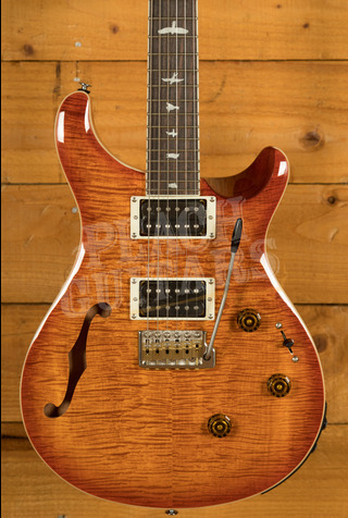 PRS SE Custom | Custom 24 Semi-Hollow Piezo - Vintage Sunburst