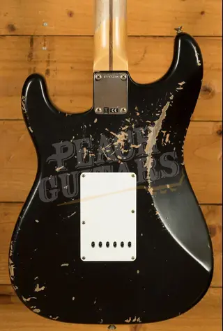 Fender Custom Shop 57 HSS Strat - Heavy Relic Black