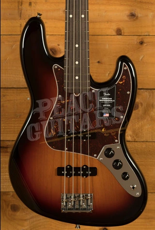 Fender American Professional II Jazz Bass | 3-Colour Sunburst - Rosewood