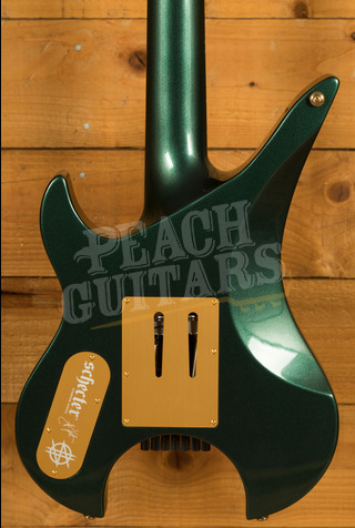 Schecter Synyster Gates Custom-7 TR Headless | Oak Green Metallic