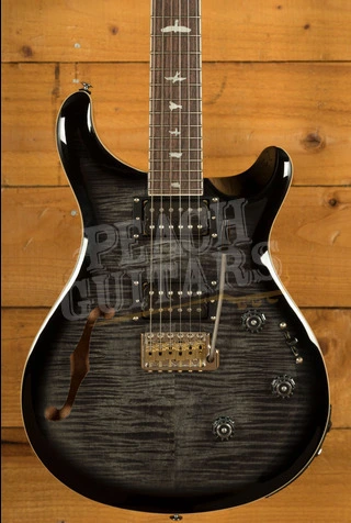 PRS SE Custom | Custom 24 Semi-Hollow Piezo - Charcoal