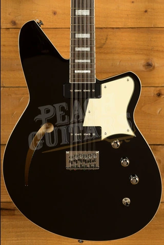 Reverend Set-Neck Series | Airwave 12-String - Midnight Black - Rosewood