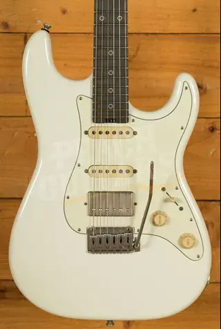 Schecter USA Custom Shop Nick Johnston HSS Wembley - Atomic Snow Aged Nitro