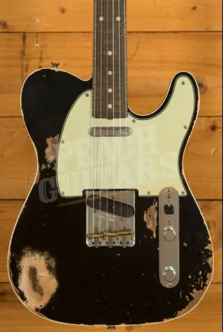Fender Custom Shop 60 Tele - Custom Heavy Relic Black