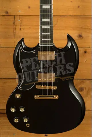 Epiphone Inspired by Gibson SG Custom | Ebony w/Gigbag *Left-Handed*