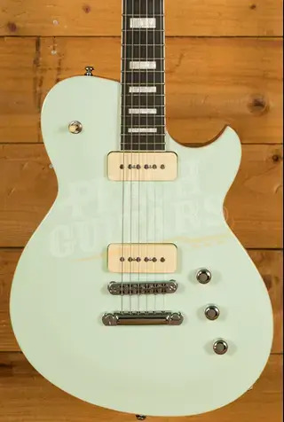 Reverend Roundhouse 290 - Ebony - Iconic Blue