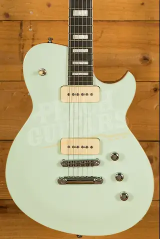 Reverend Roundhouse 290 - Ebony - Iconic Blue