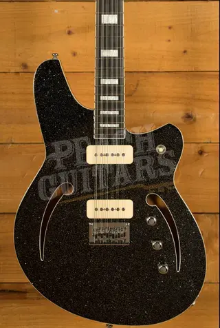 Reverend Airwave 12-String - Black Sparkle