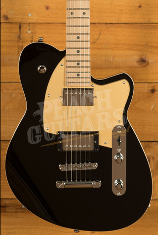 Reverend Bolt-On Series | Charger HB - Midnight Black - Roasted Maple