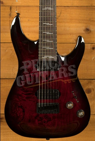 Schecter Omen Elite-7 | 7-String - Black Cherry Burst