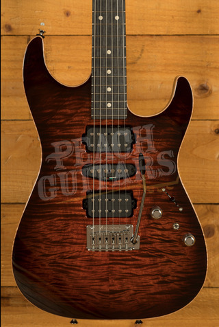 Tom Anderson Drop Top | Burnished Orange Burst w/Binding 