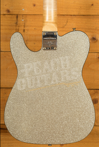 Fender Custom Shop Limited CuNiFe Tele Custom | Journeyman Relic Aged Silver Sparkle