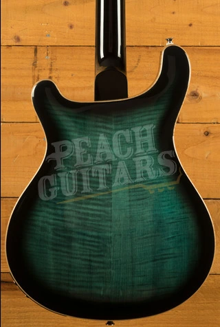 PRS SE Hollowbody II Piezo | Peacock Blue Burst