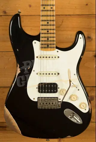 Fender Custom Shop 57 HSS Strat - Relic Black