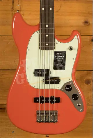 Fender Player II Mustang Bass PJ - Rosewood - Rallye Orange