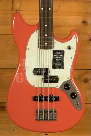 Fender Player II Mustang Bass PJ - Rosewood - Rallye Orange