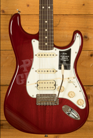 Fender Player II Stratocaster HSS Chambered | Transparent Cherry Burst