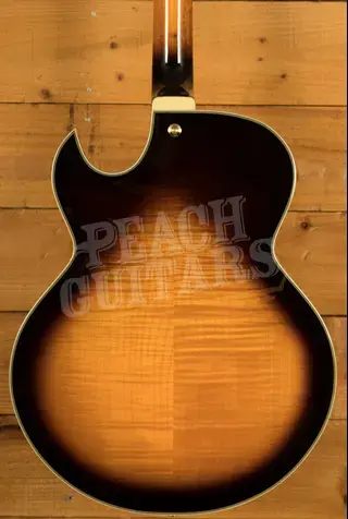 Ibanez LGB30 George Benson Hollow Body - Ebony - Vintage Yellow Sunburst