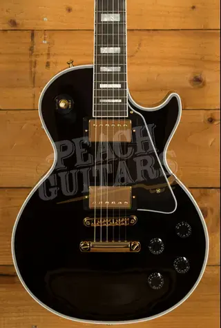 Gibson Custom Les Paul Custom Long Scale - Ebony