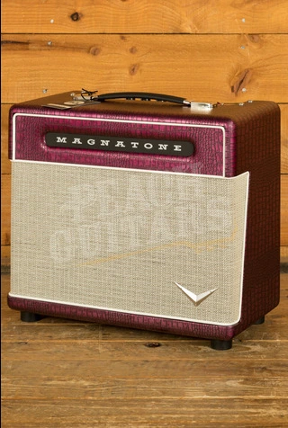 Magnatone Billy Gibbons Signature Baby M80 Electric Guitar Amplifier Combo - 12W - 1x10" - Chrome Grape
