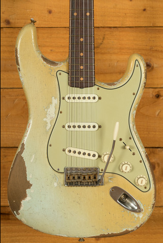 Fender Custom Shop Masterbuilt Dale Wilson 61 Strat | Heavy Relic Sonic Blue