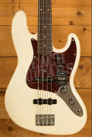 Fender Vintera III Early '60s Jazz Bass - Rosewood - Olympic White