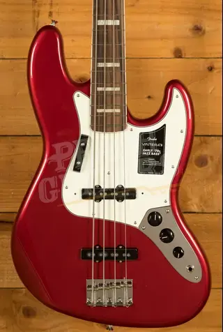 Fender Vintera III Early '70s Jazz Bass - Rosewood - Candy Apple Red