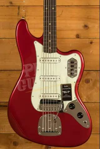 Fender Vintera III Early '60s Bass VI - Rosewood - Candy Apple Red