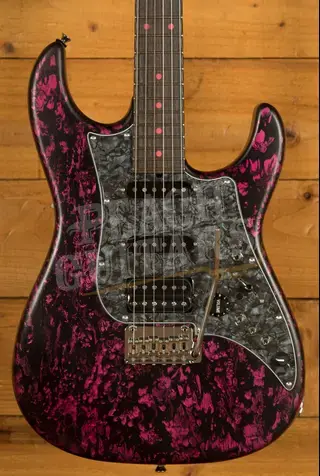 James Tyler Guitars | Studio Elite - Fuchsia Tint over Black Shmear