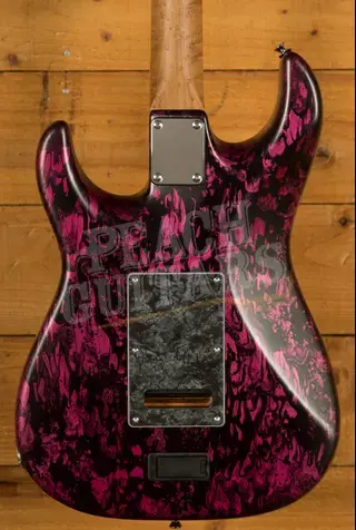 James Tyler Guitars | Studio Elite - Fuchsia Tint over Black Shmear