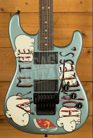Fender Tom Morello Arm The Homeless Guitar - Rosewood - Blue Ice Metallic