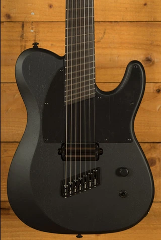 Schecter PT-7 MS Black Ops | 7-String Satin Black Open Pore