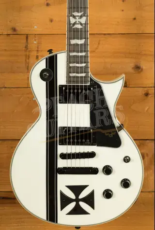 ESP LTD James Hetfield Iron Cross - Snow White