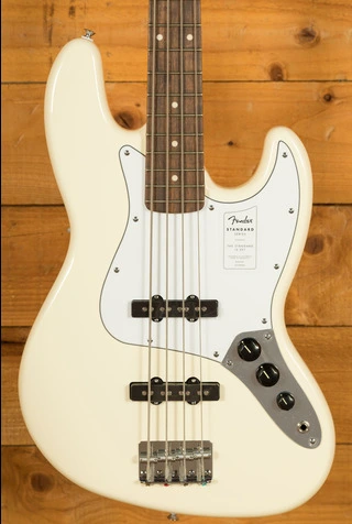 Fender Standard Jazz Bass - Laurel - Olympic White