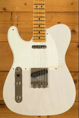 Fender Custom Shop 52 Tele Journeyman - Maple - White Blonde - Left-Handed