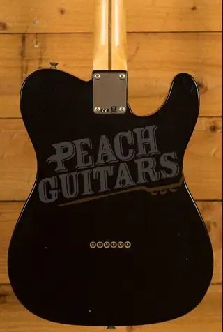 Fender Custom Shop 52 Tele Journeyman - Maple - Black - Left-Handed